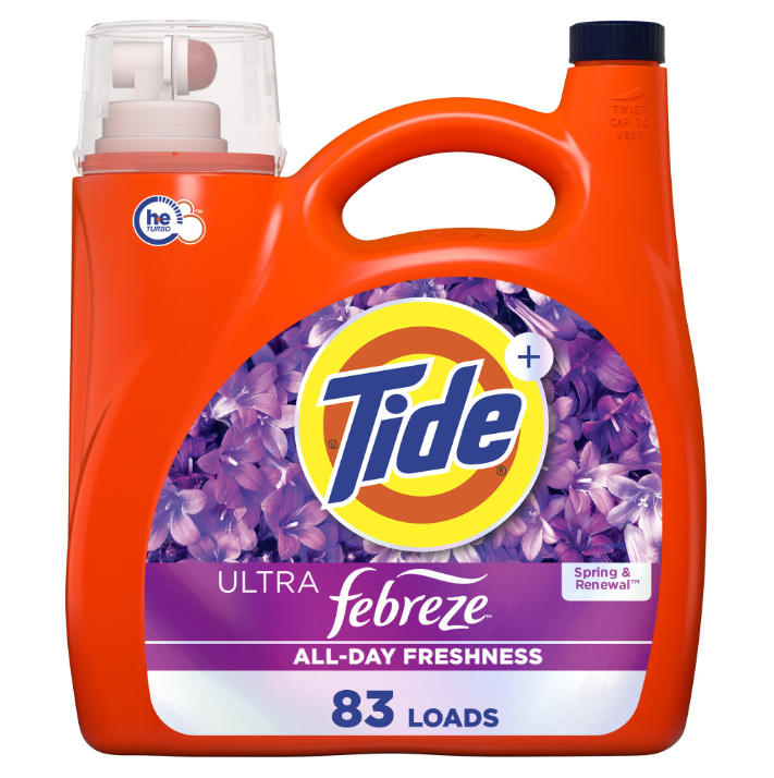 3 Pack Ultra Febreze Liquid Laundry Detergent, Spring, Renewal Scent,117fl oz Pk