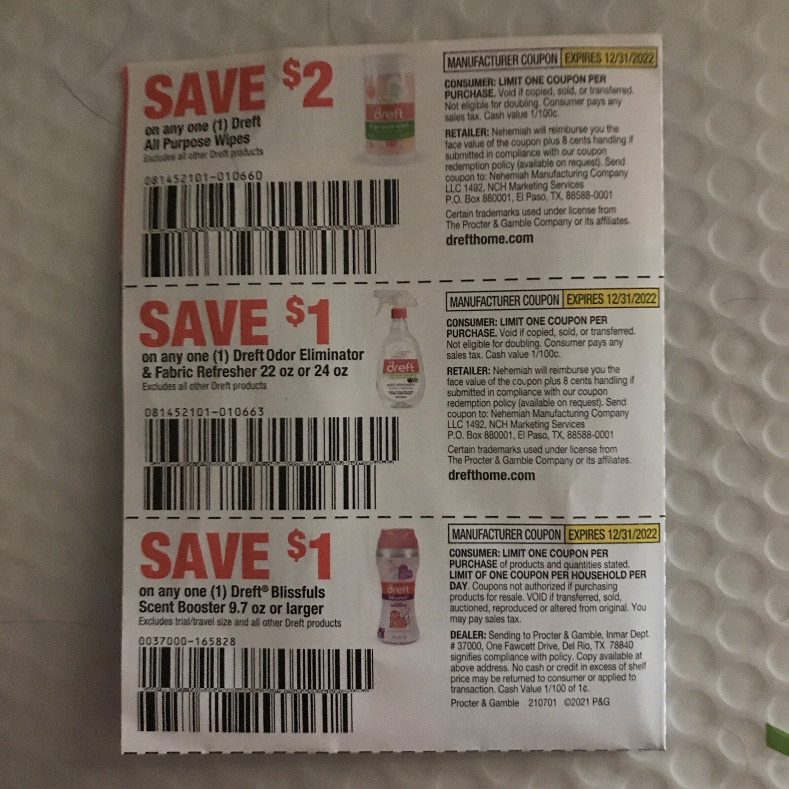 Dreft to go Kit Laundry Stain Remover & All Purpose Cleaner – 2pk/6 fl oz ~ Baby