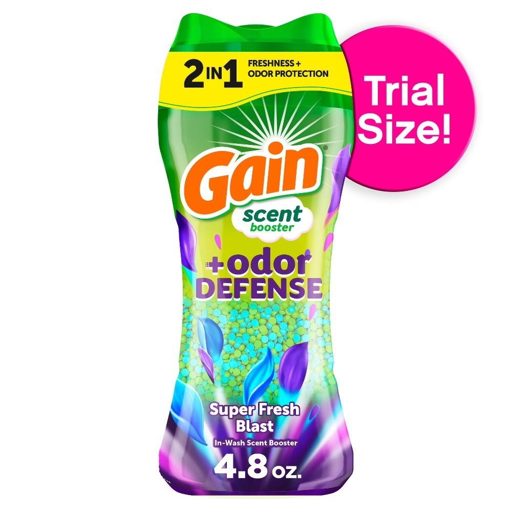 Laundry Scent Booster Beads, 2-in-1 Odor Defense Fresh Blast, In-Wash Scent