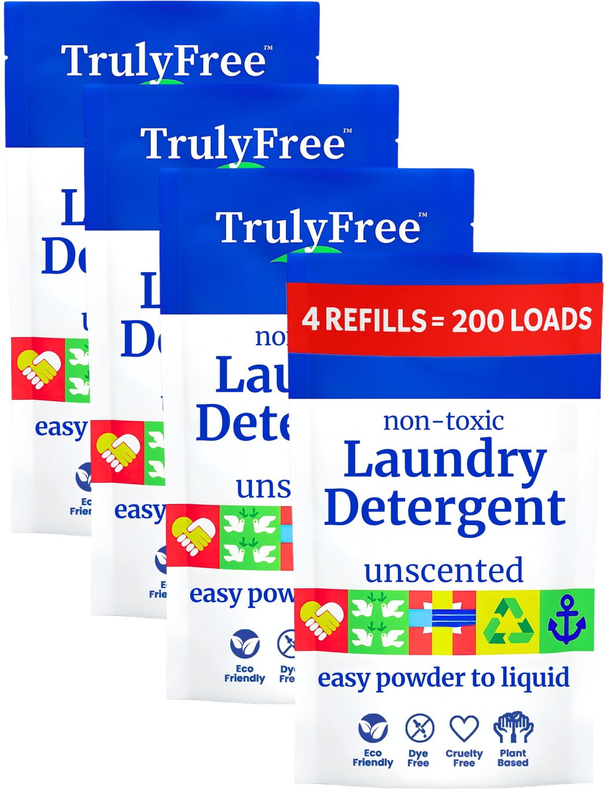 Natural Laundry Detergent for Sensitive Skin | Eco Friendly, Plant Based, Bab…