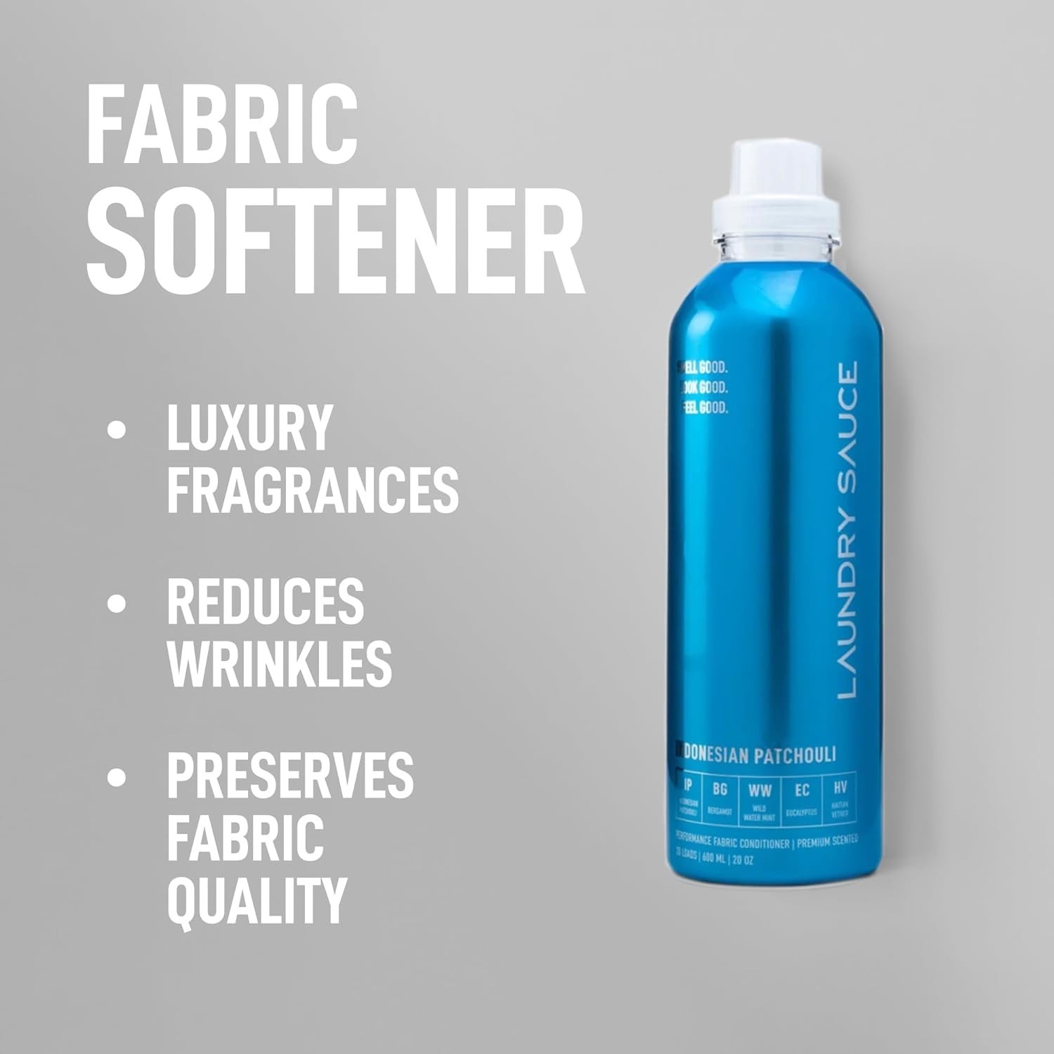 Paraben-Free Indonesian Patchouli Fabric Softener – Softens & Preserves Fabrics