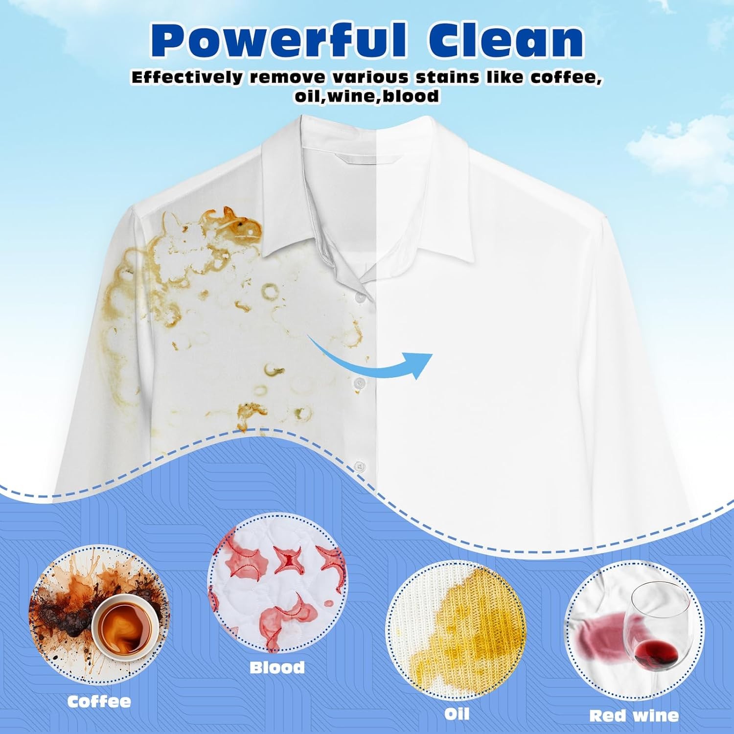1000 Loads Mega Pack Laundry Detergent Sheets, Eco-friendly Laundry Sheets, Powe