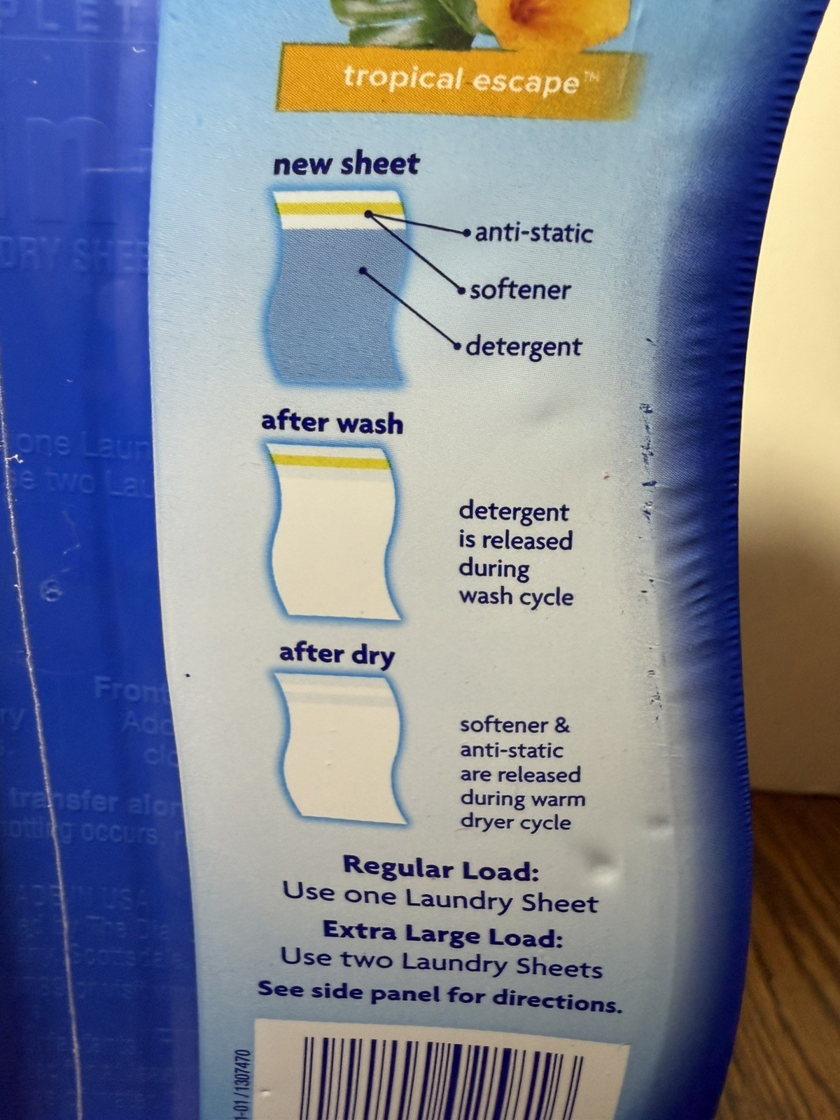 Purex Complete 3-in-1 Laundry Dispenser & Refill Sheets in Tropical Escape NOS