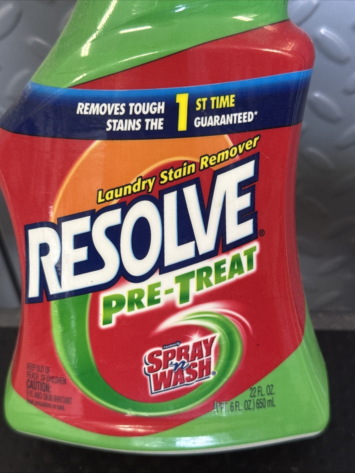 Resolve Pre-Treat Laundry Stain Remover, Spray n’ Wash, 22 oz NEW! DISCONTINUED