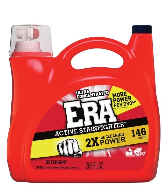 3 Pack Era Active Stainfighter Liquid Laundry Detergent, 146 loads, 200 fl. oz.