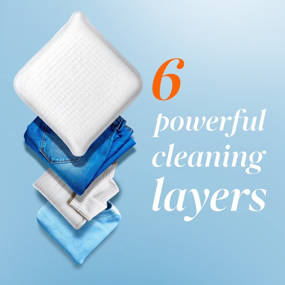 Evo Laundry Detergent Tiles, Free & Gentle, Hypoallergenic, Unscented, 40 Count