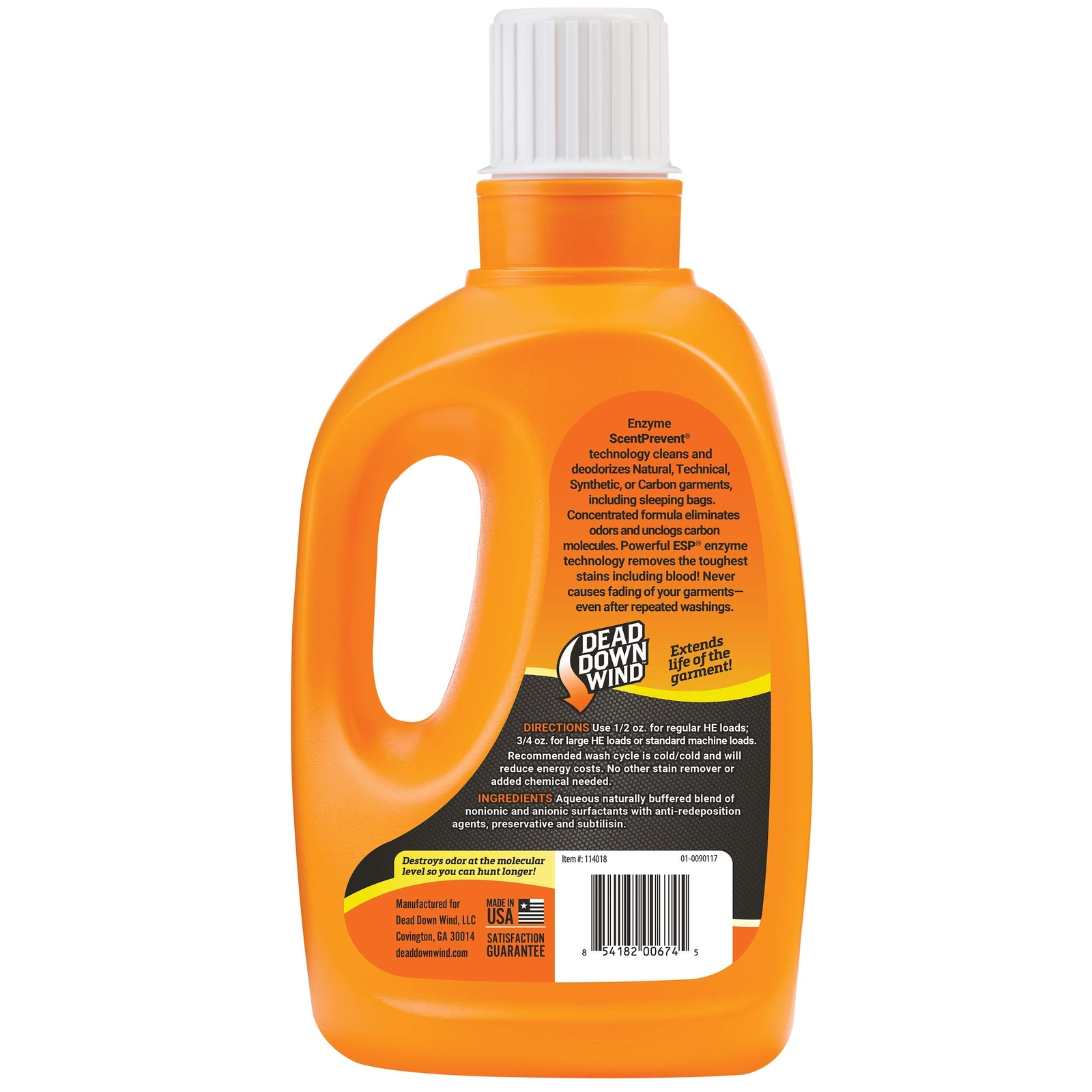 40 Fl Oz Orange Laundry Detergent Scent Eliminators for Outdoor Enthusiasts