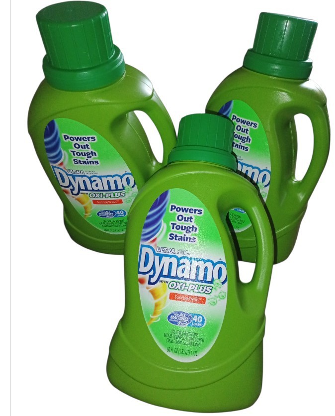 Dynamo Ultra with Oxi-Plus Laundry Detergent in the Sunrise Fresh scent Lot 3