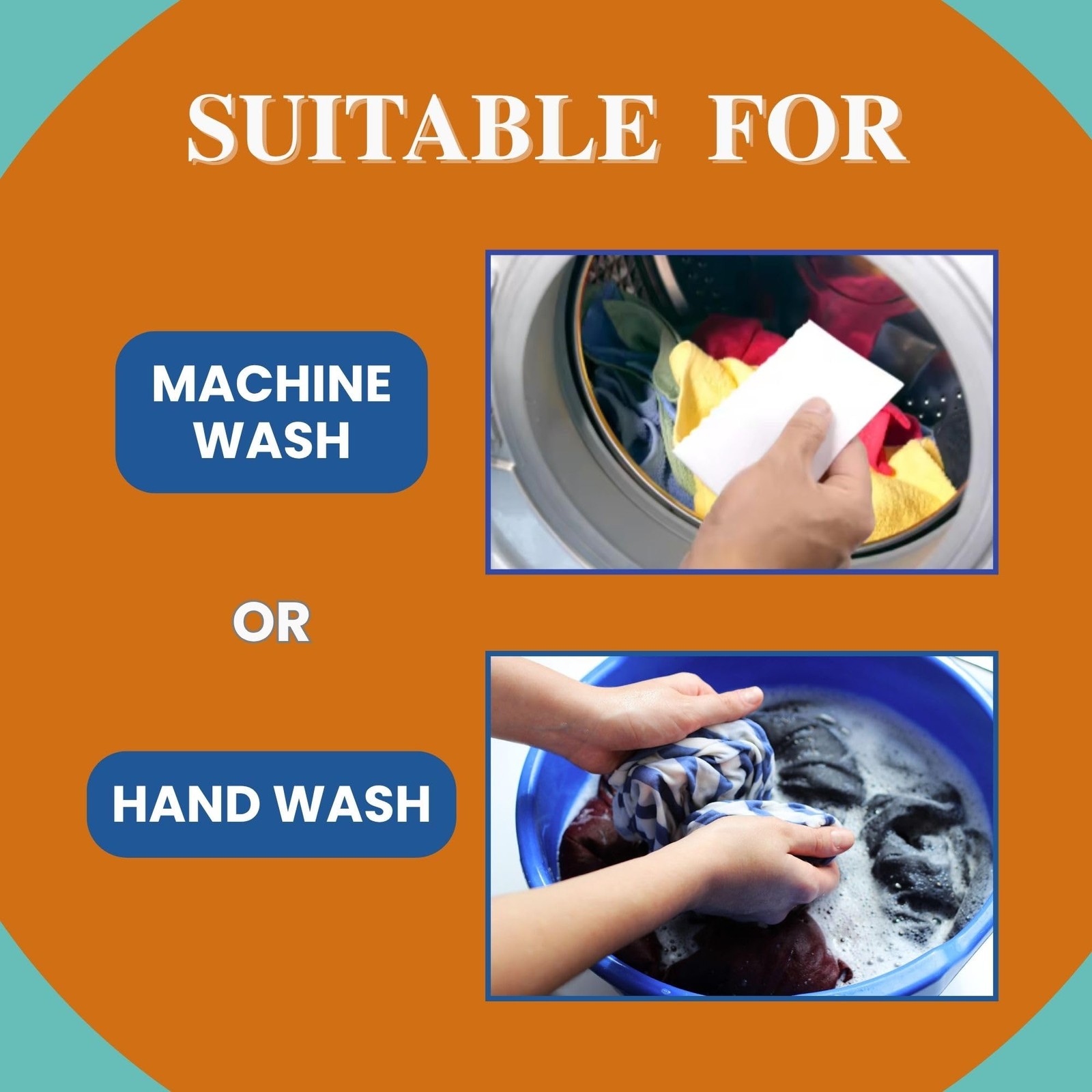 60 PCS Travel Laundry Detergent Sheets Foldable Bag Hand Machine Wash Hotel