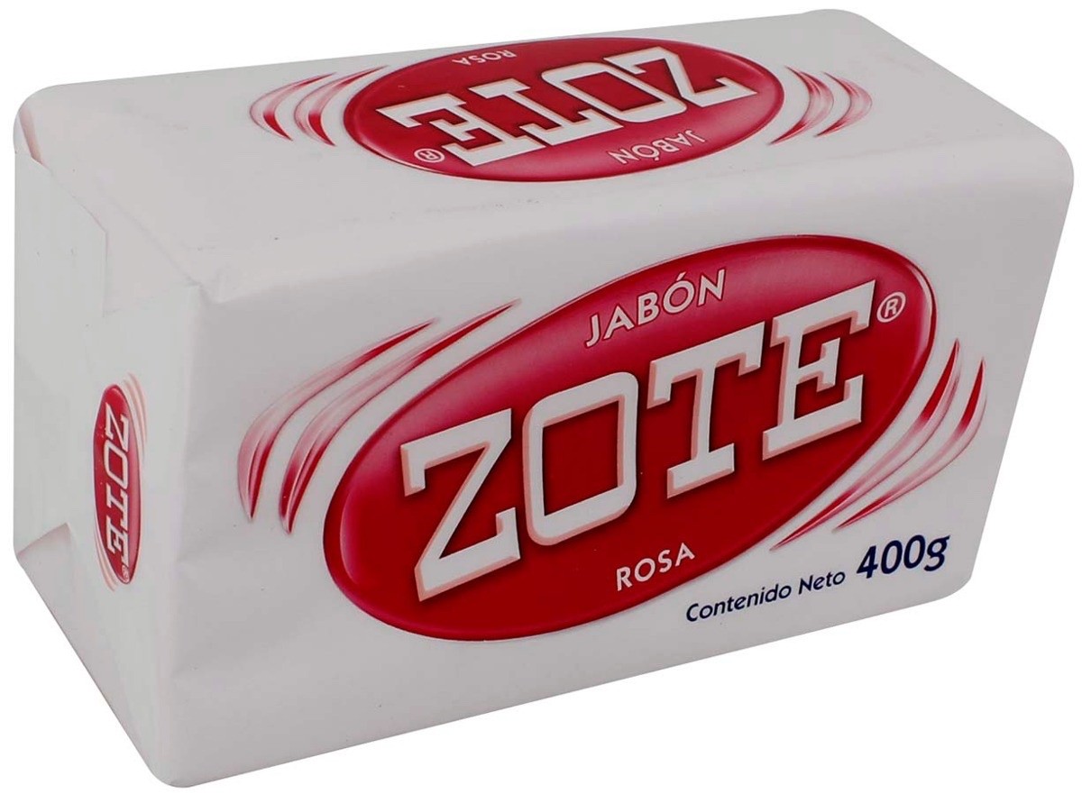 Jabon Zote Rosa Pink Laundry Soap Washing Clothes Bars 6 pack 400g Quitamanchas