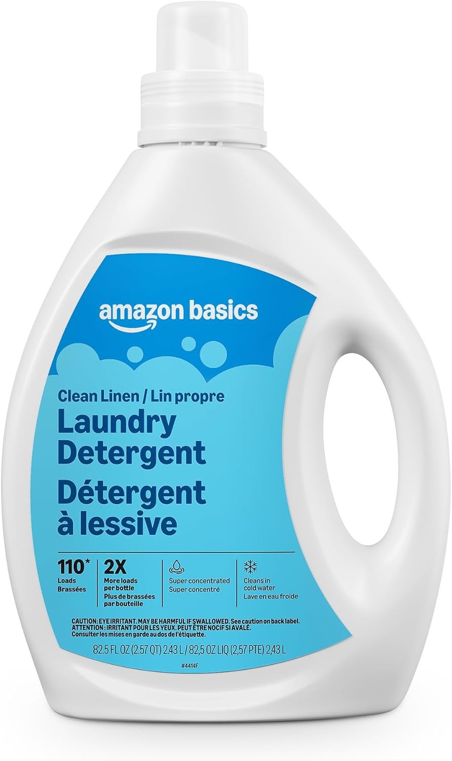 Concentrated Liquid Laundry Detergent, Clean Linen, 110 loads, 82.5 Fl Oz,