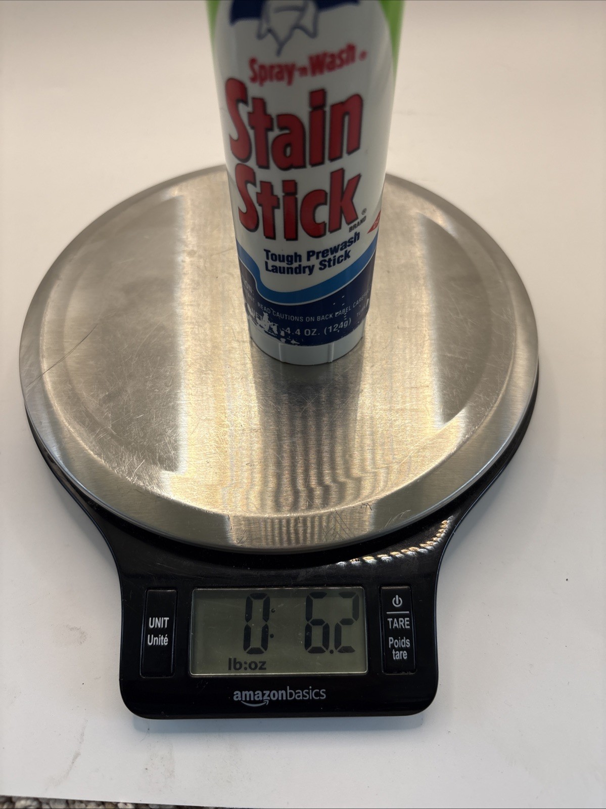 Spray N Wash Stain Stick 95% Full 1990 4.4 Oz Weighs 6.2 oz Rare HTF Value Size