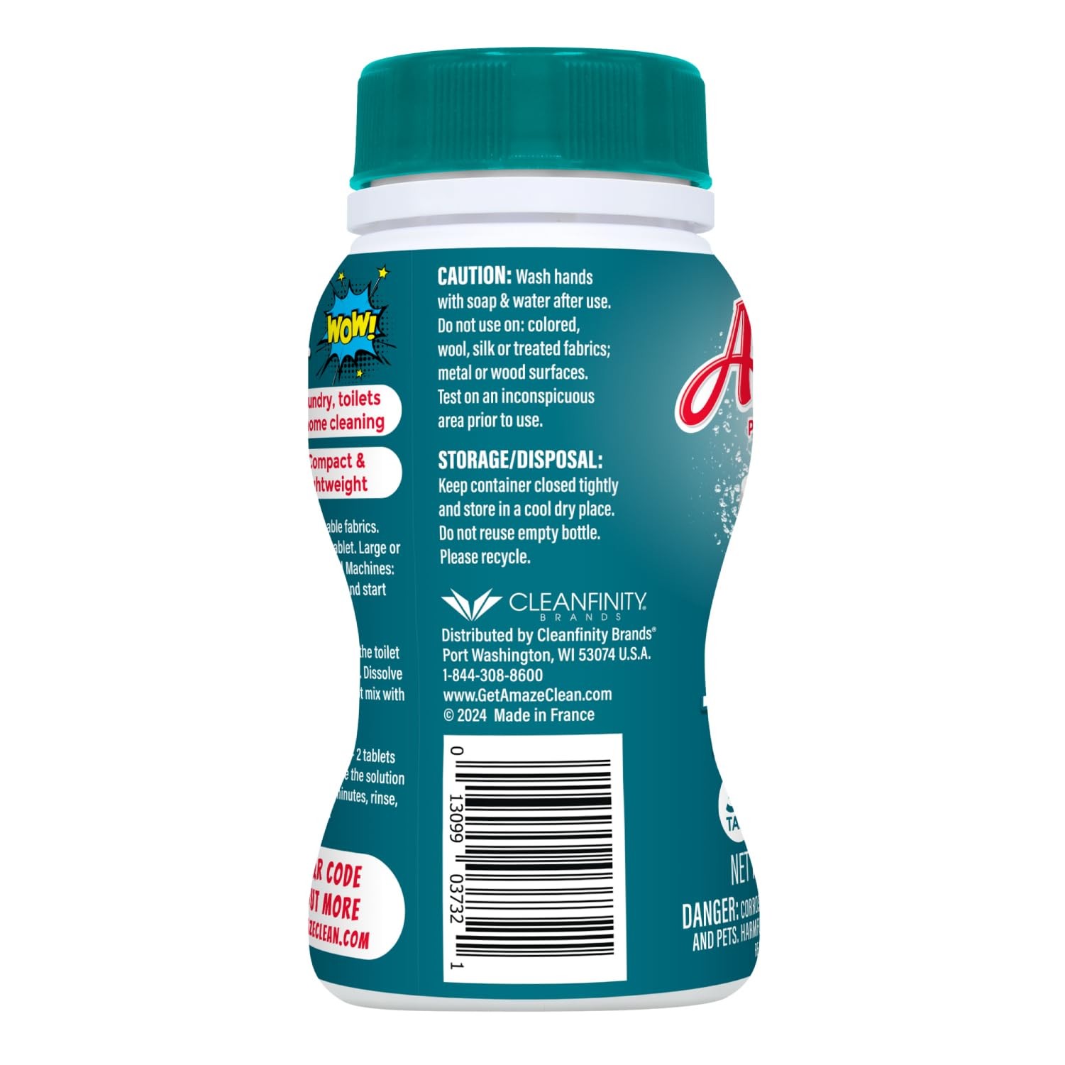 Ultra Concentrated Bleach Tablets for Laundry and Toilet 32 Pcs