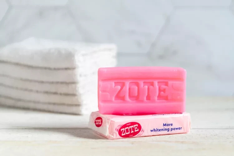 6 Pack of Zote Laundry Soap Bar Pink 14.1 oz (400gr)