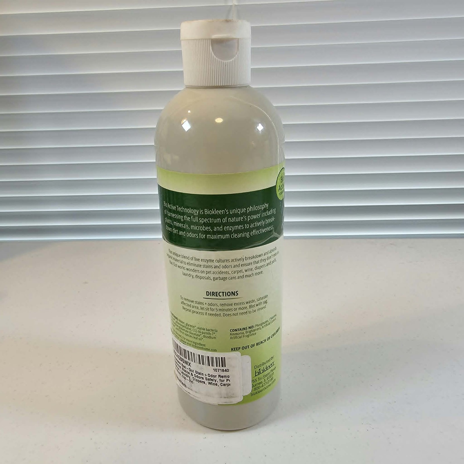 BIOKLEEN BAC OUT STAIN ODOR REMOVER LIME ESSENCE 16 FL. OZ. NEW