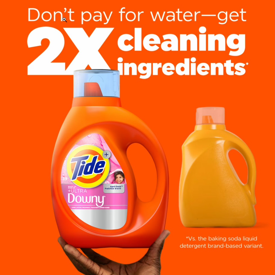 Tide Plus a Boost of Ultra Downy April Fresh Scent 148 fl oz 105 Loads