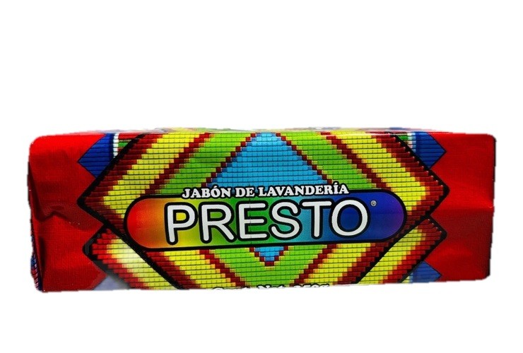 6 PACK PRESTO JABON EN BARRA ROPA LAUNDRY BAR DETERGENTE SOAP 350g each