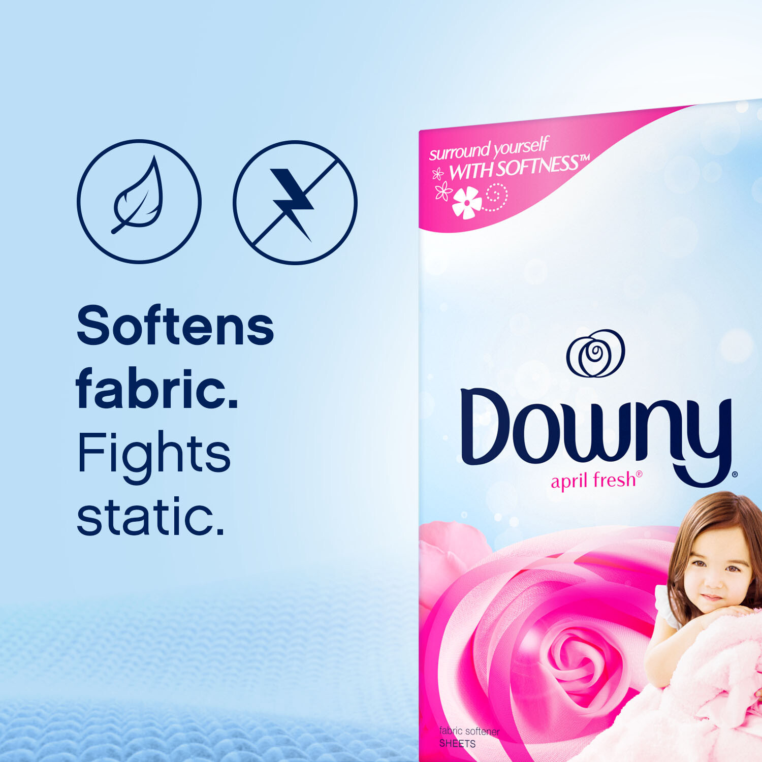 Downy Fabric Clothes Softener Static Remover Dryer Sheets ~ April Fresh ~ 240 Ct