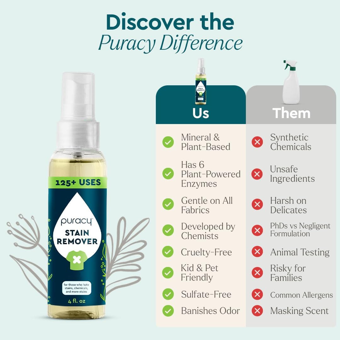 Spray quitamanchas natural viaje y lavanderia ropa ninos bebes aceite tela 4oz