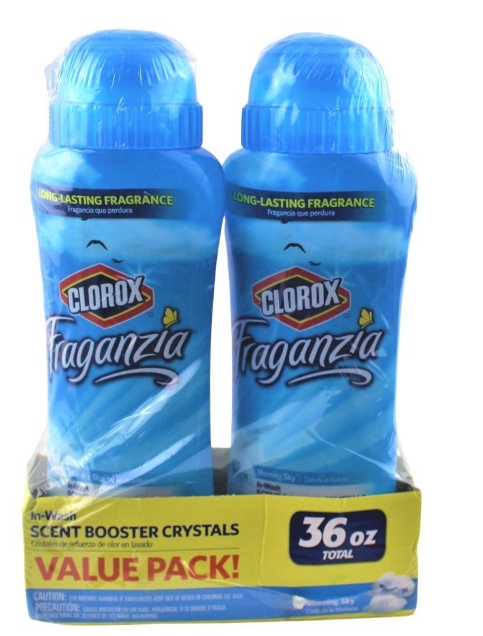 Clorox Fraganzia In-Wash Scent Booster Crystals Value Pack 36 Oz Long-Lasting…