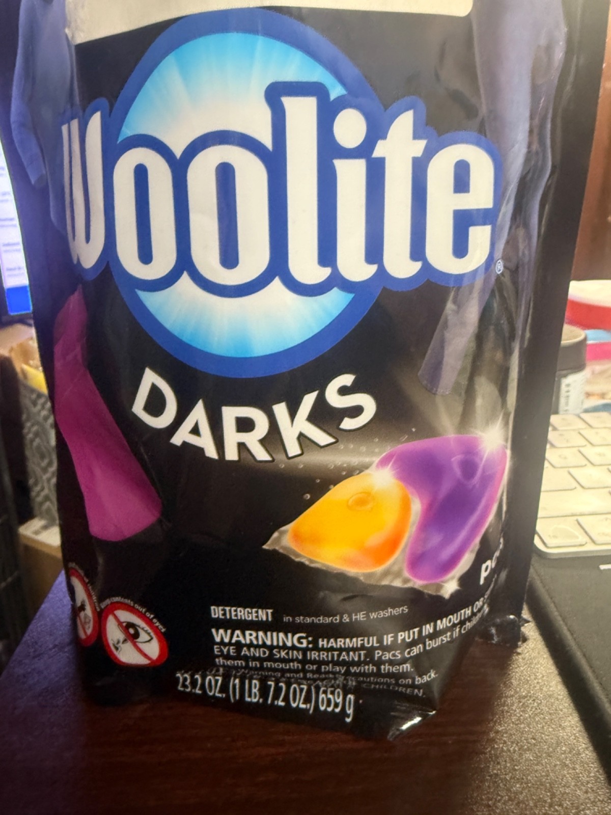 Woolite Darks Laundry Detergent Pacs 30 Count 23.2 Oz Discontinued Hard To Find