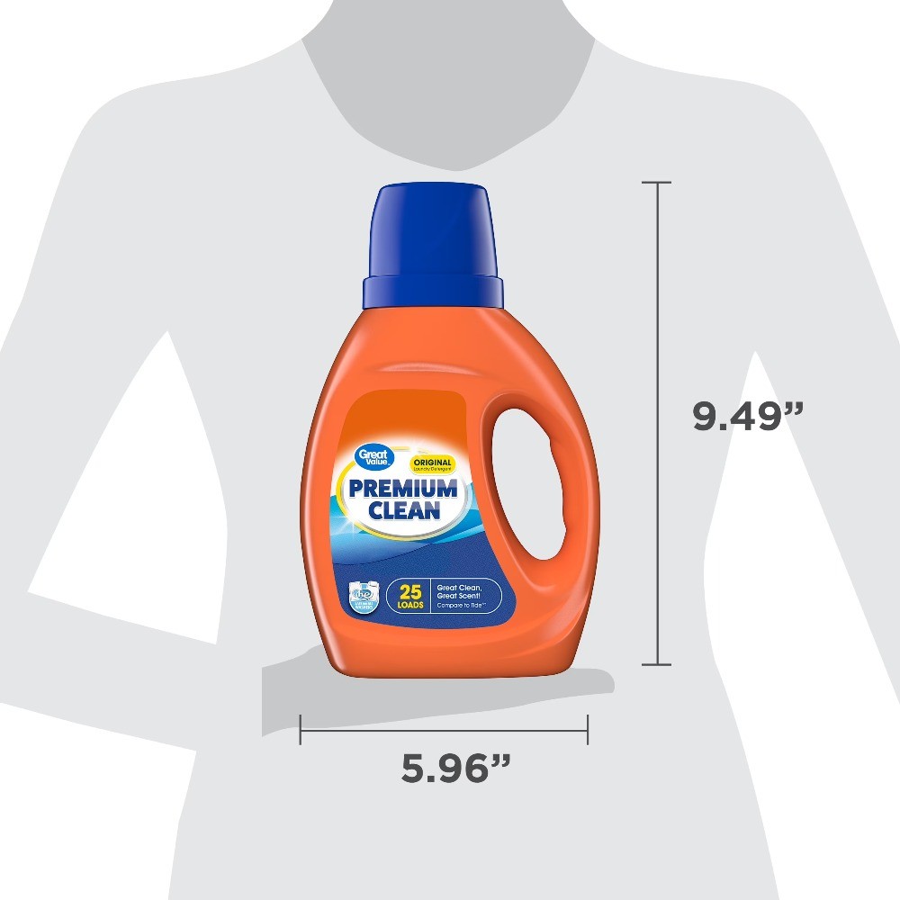 Premium Clean Original Laundry Detergent 34 fl oz, 25 loads