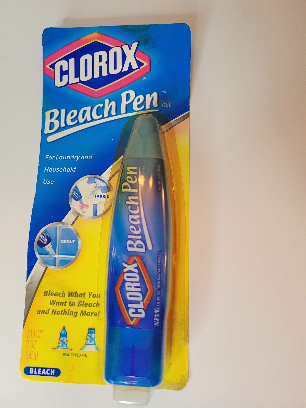Clorox Bleach Pen Gel Dual Tipped Laundry & Household Use 2 Oz Discontinued