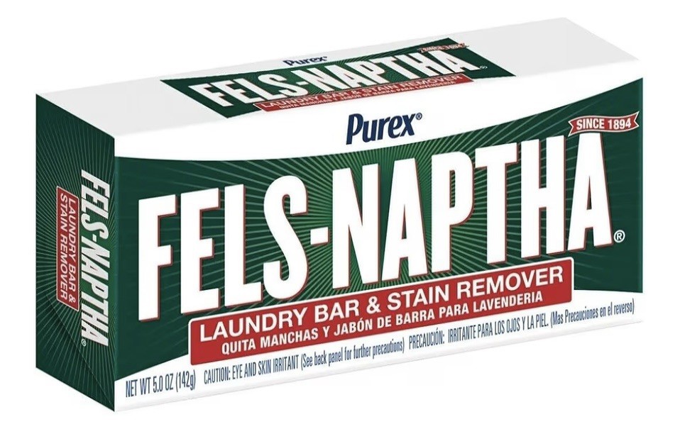 Zout Fels-Naptha Laundry Bar, Stain Remover Soap, 5 oz, 12pk.