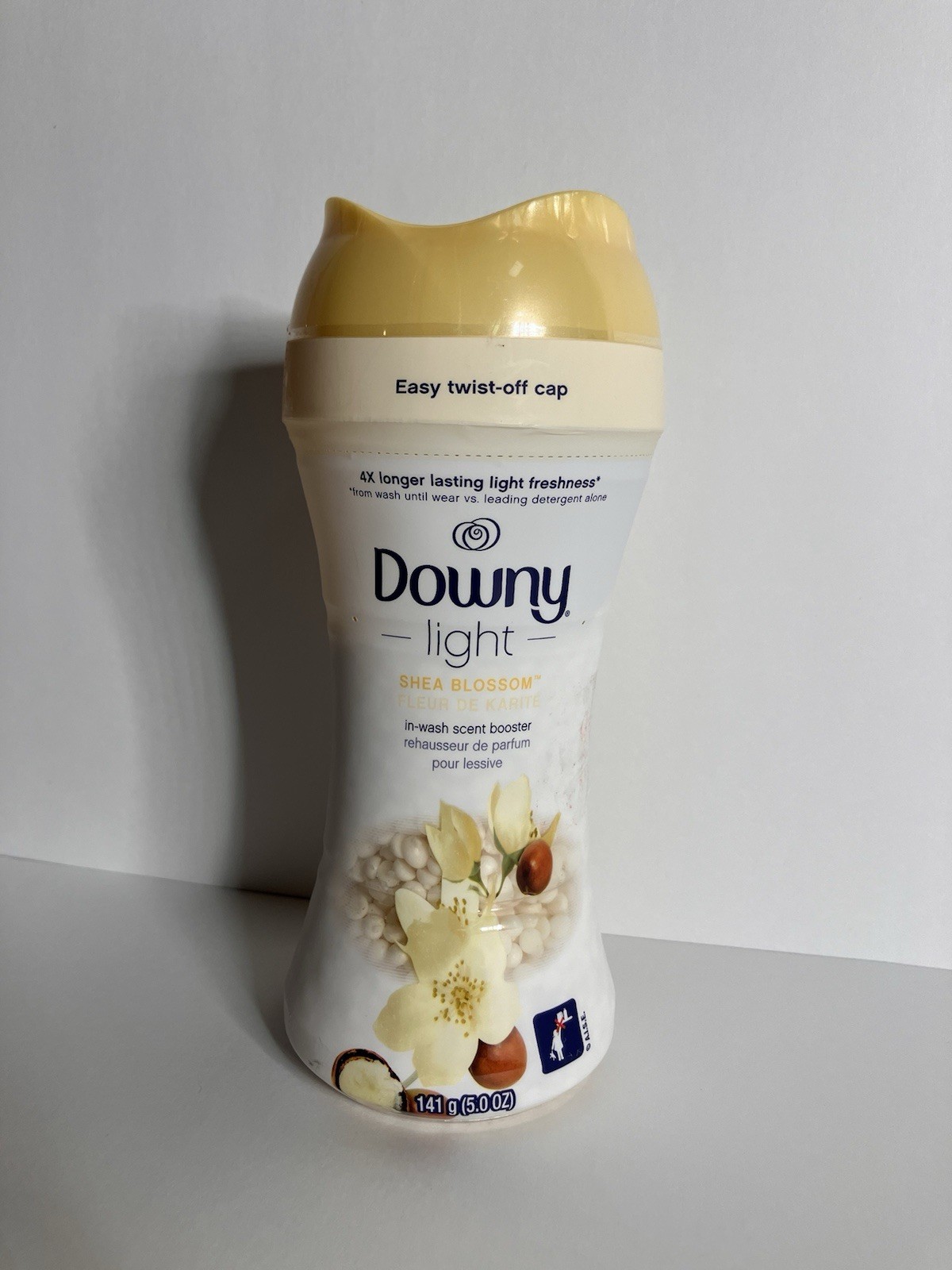 Downy Light Shea Blossom (Lot Of 3) 5.0 oz In Wash Scent Booster Fresh Scent