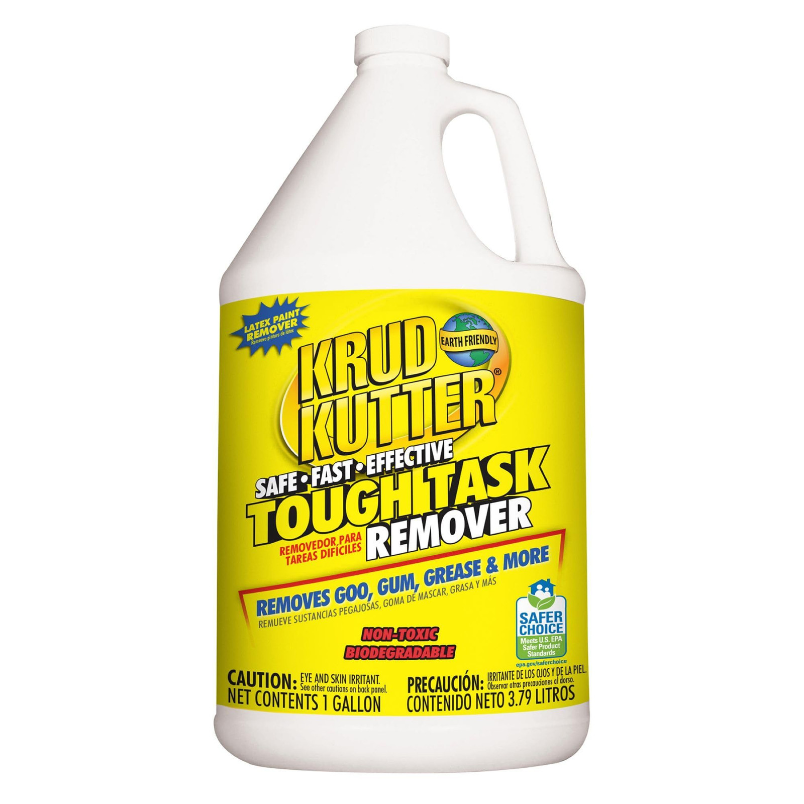 Krud Kutter Tough Task All Purpose Remover, 1 Gallon (Pack of 1), Clear