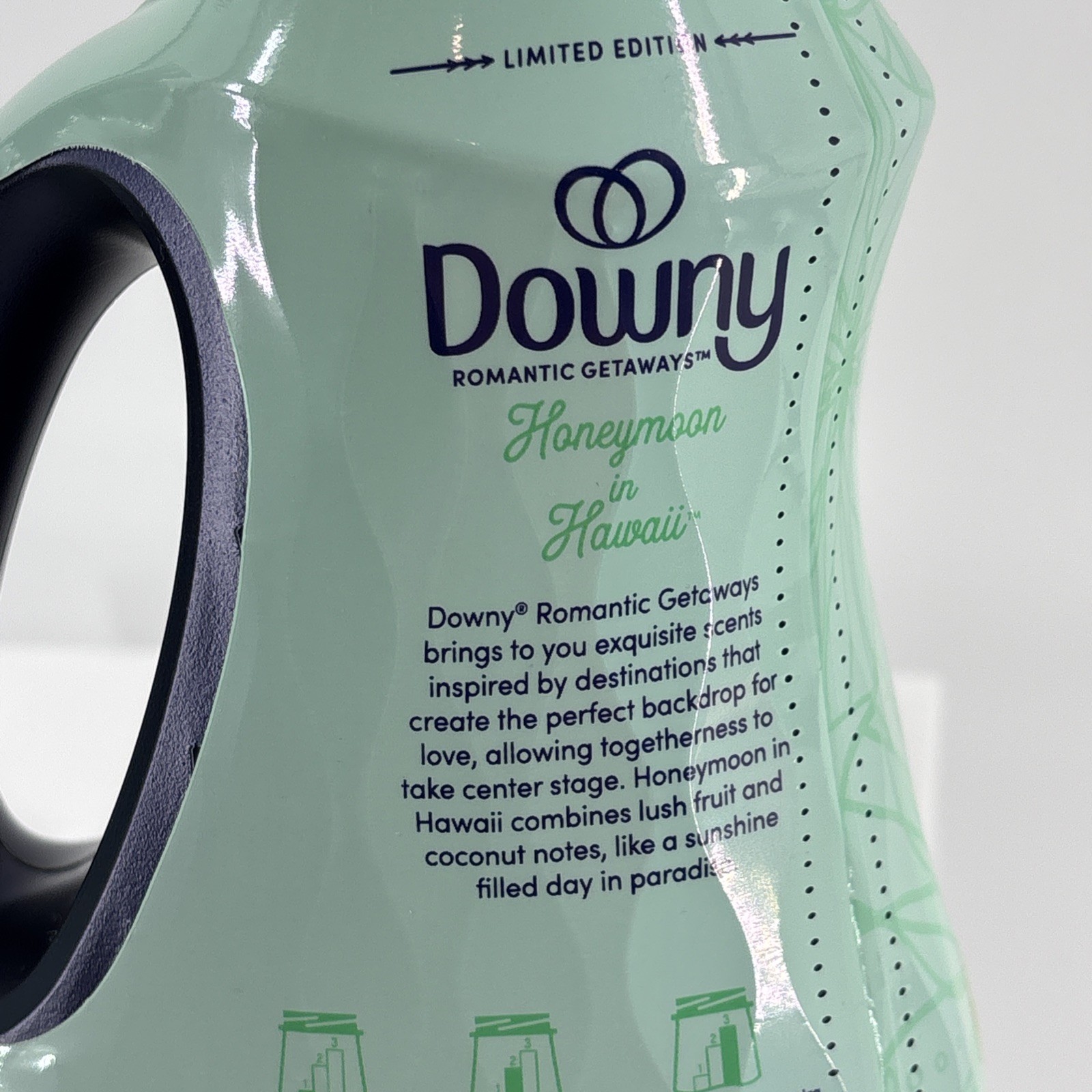 2 Downy Romantic Getaways Honeymoon In Hawaii Liquid Fabric Softeners 38 oz Each