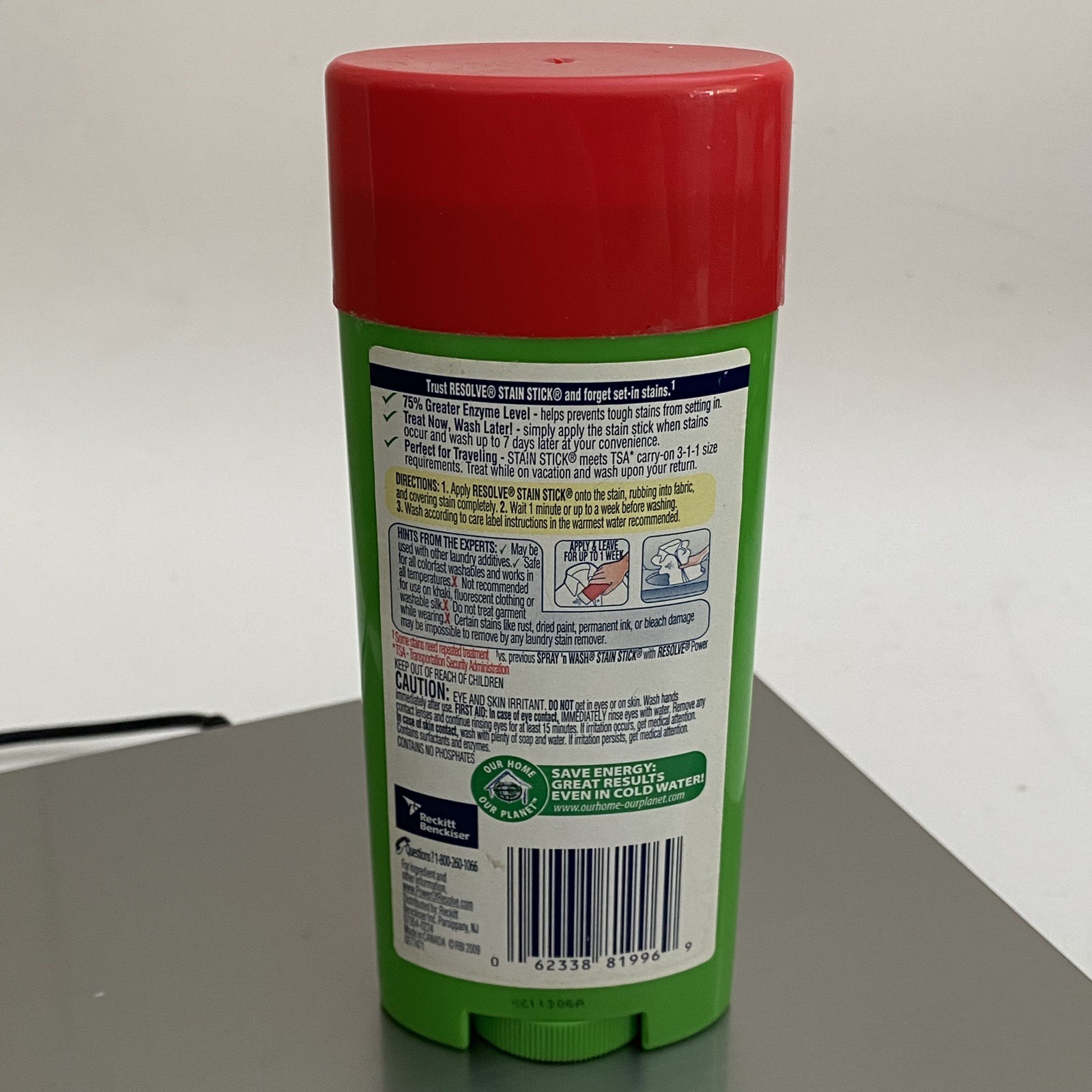 Spray ‘n Wash Stain Stick Laundry Pre-Treater Spot Remover 3oz Lightly Used