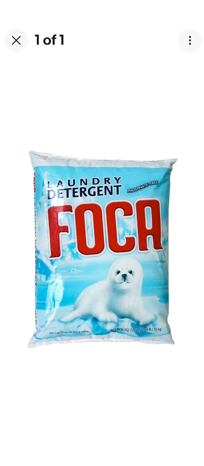 Foca Liquid Laundry Detergent Soap, 10 Kg