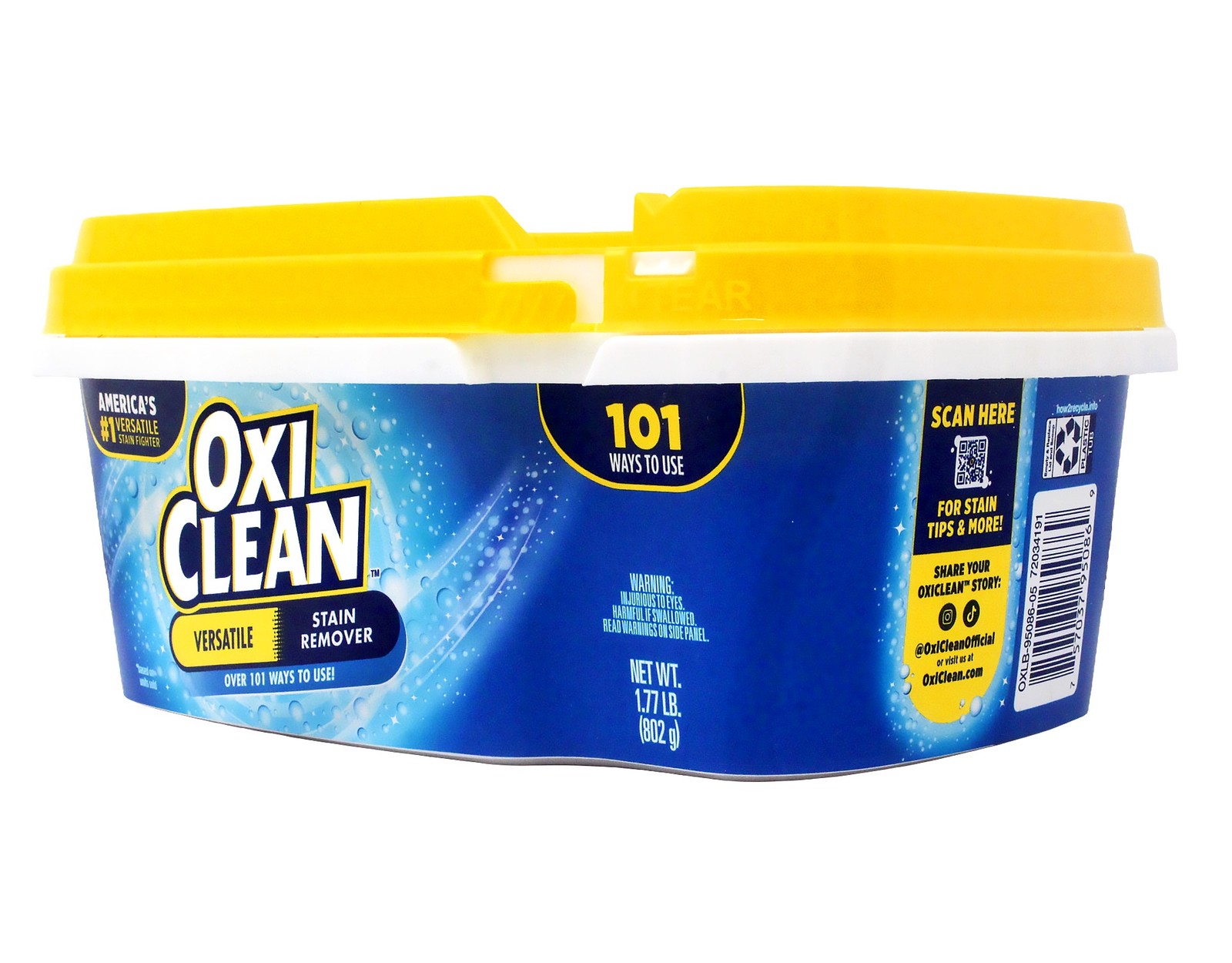 OxiClean Versatile Home and Laundry Stain Remover Powder, 1.77 lb