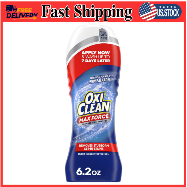 Gel Stick Laundry Stain Remover – Pre-Wash Spot Cleaner, 6.2 Fluid Ounces