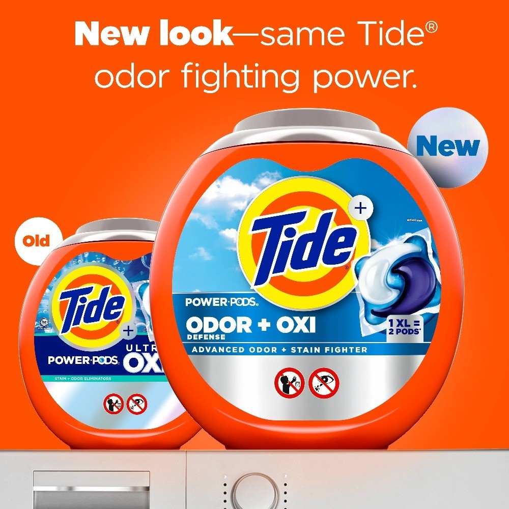 Laundry Detergent Pacs with Odor Defense and Oxi Fresh Scent 45 Count Power
