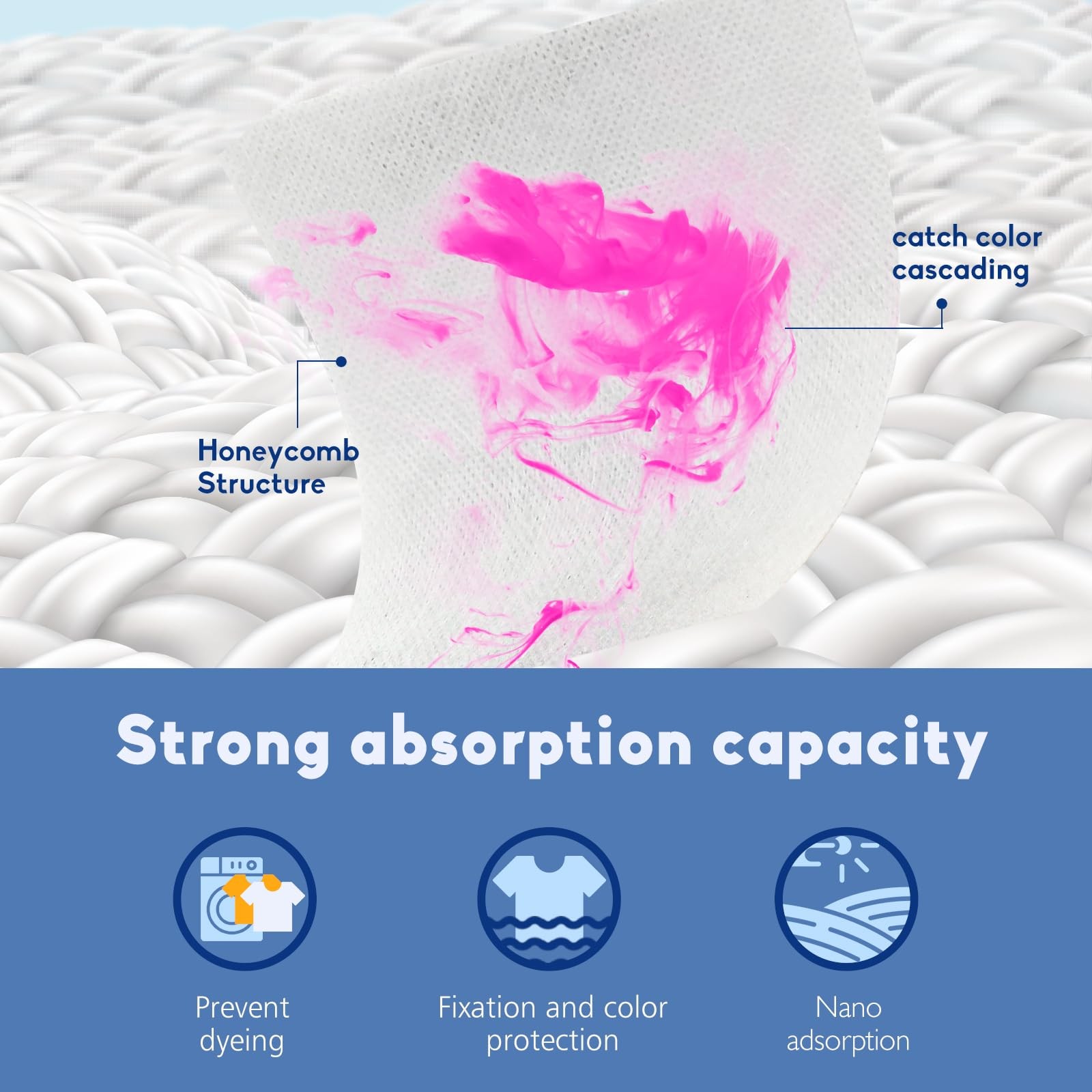 Xcleen Color Absorber Laundry Sheets 216 Count, Dye Catcher to Prevent Clothe…