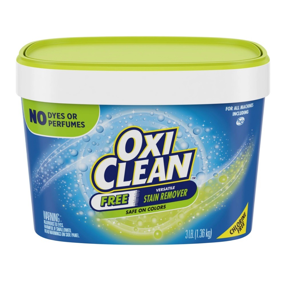 Free Versatile Home and Laundry Stain Remover Powder, No Dyes or Perfumes, 3 lb