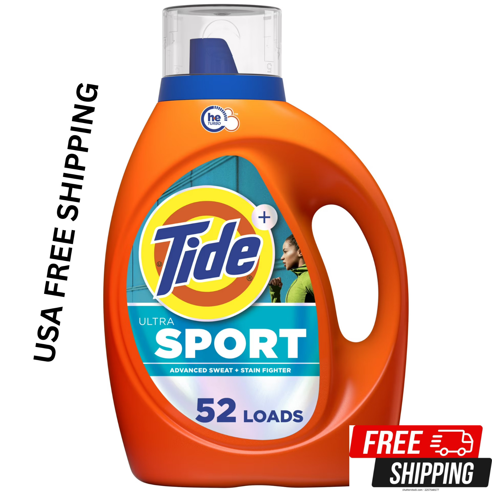 Tide Ultra Sport Liquid Laundry Detergent 73 fl oz 52 Loads Sweat & Stain Fighte