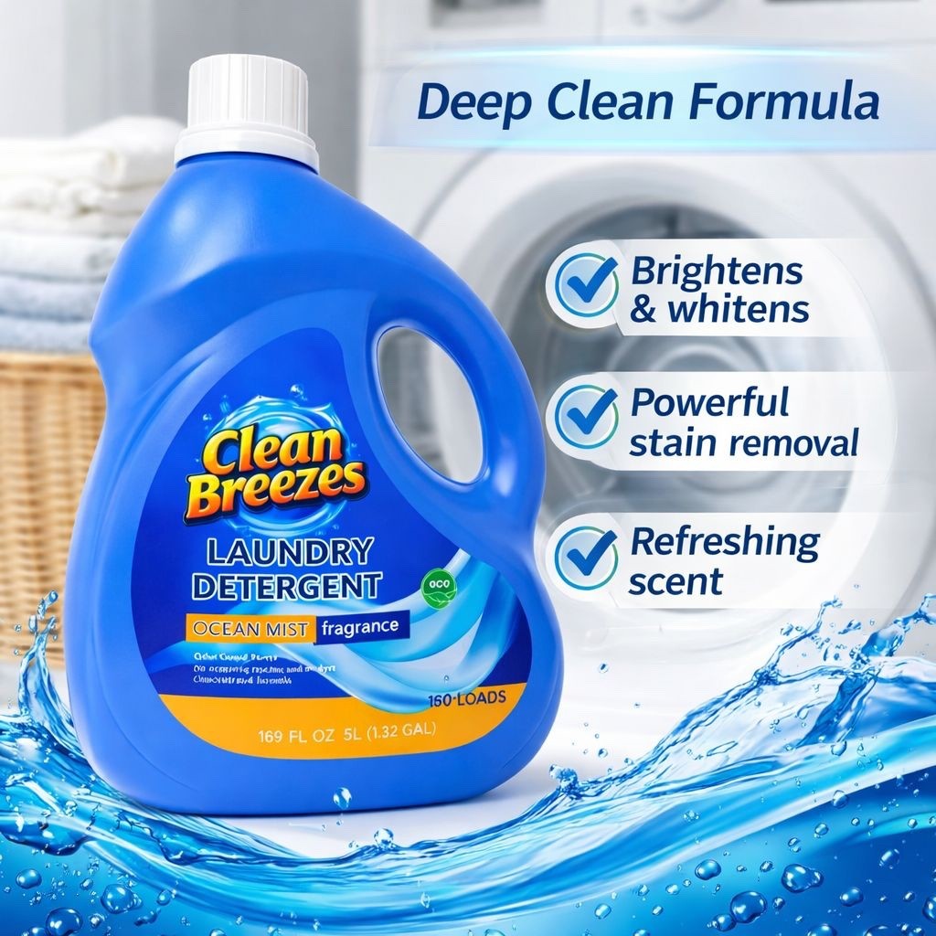 Clean Breezes Laundry Detergent