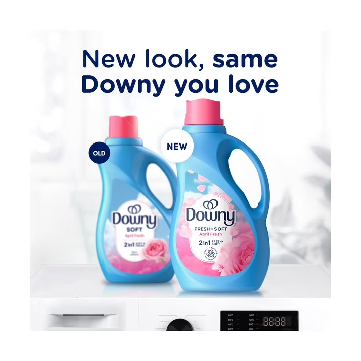 Downy April Fresh Fabric Softener, 140 fl oz (Pack of 2) – 380 Loads | Save $