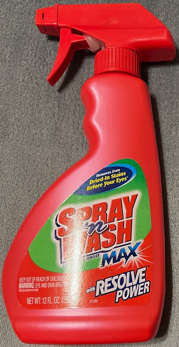 Spray n Wash Max Laundry Stain Remover With Resolve Power 12 FL OZ Discontinued