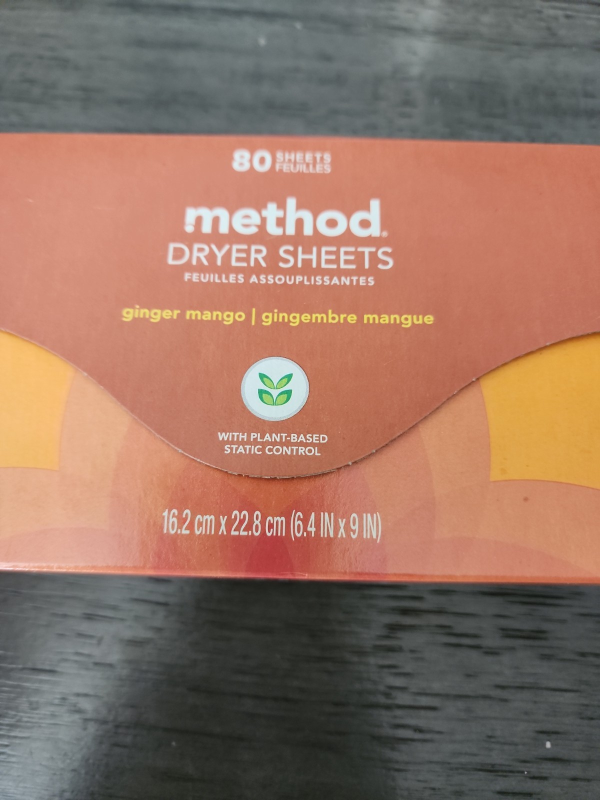 METHOD Dryer Sheets Ginger Mango 80 Sheets Sealed – DISCONTINUED