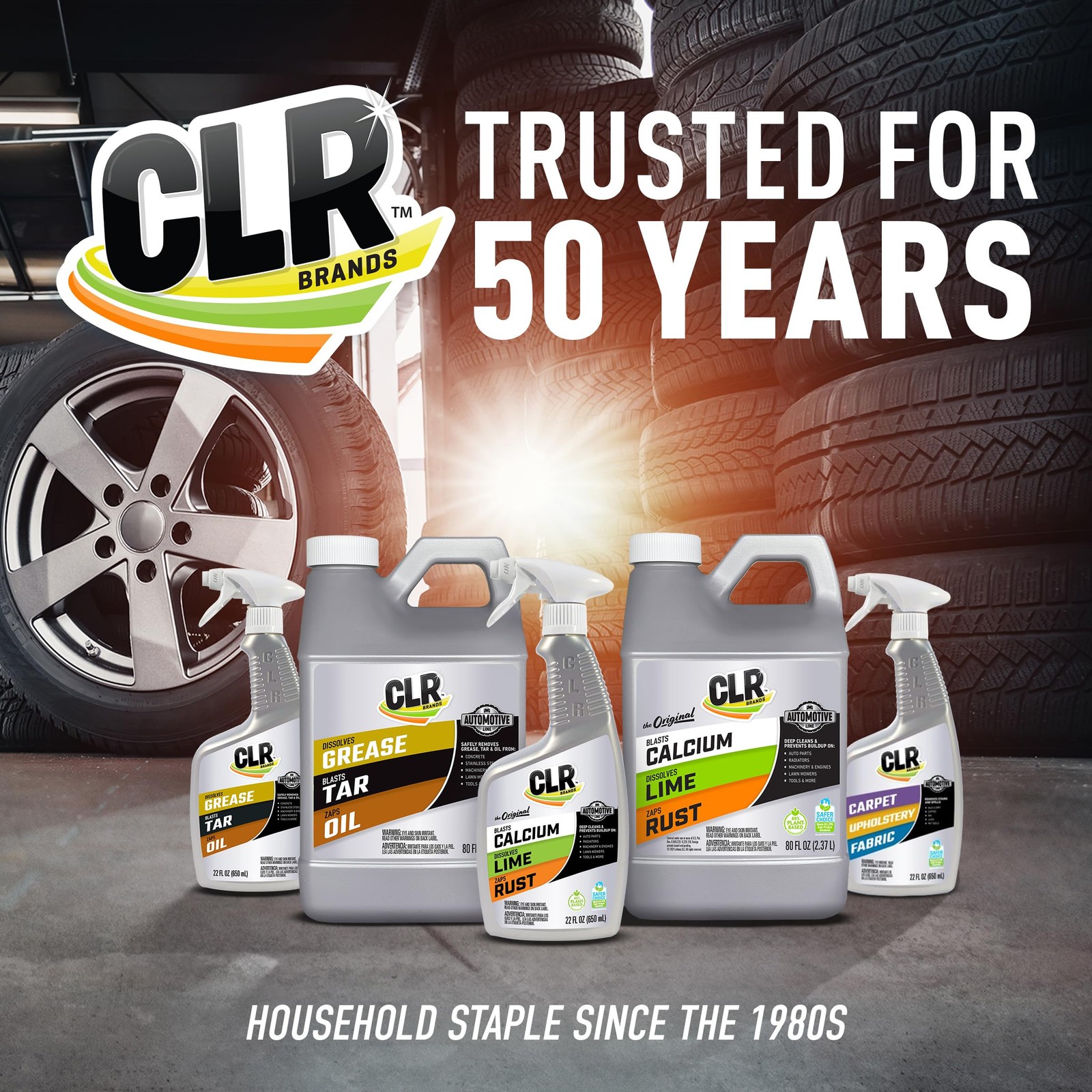 CLR Brands Automotive Calcium, Lime and Rust Remover 22 Fl Oz (Pack of 1)