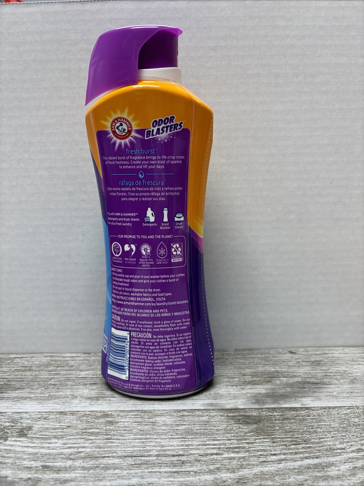 Arm & Hammer Odor Blaster In-Wash Scent Booster – Fresh Burst 15 oz ~Broken Top