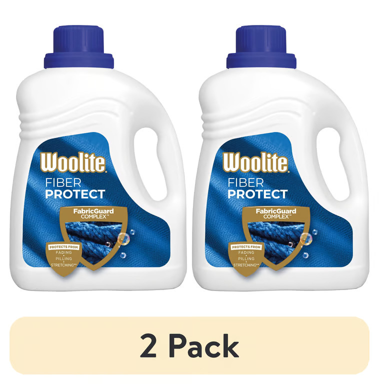 Woolite Damage Defense Liquid Laundry Detergent, 100 fl oz (2-Pack)