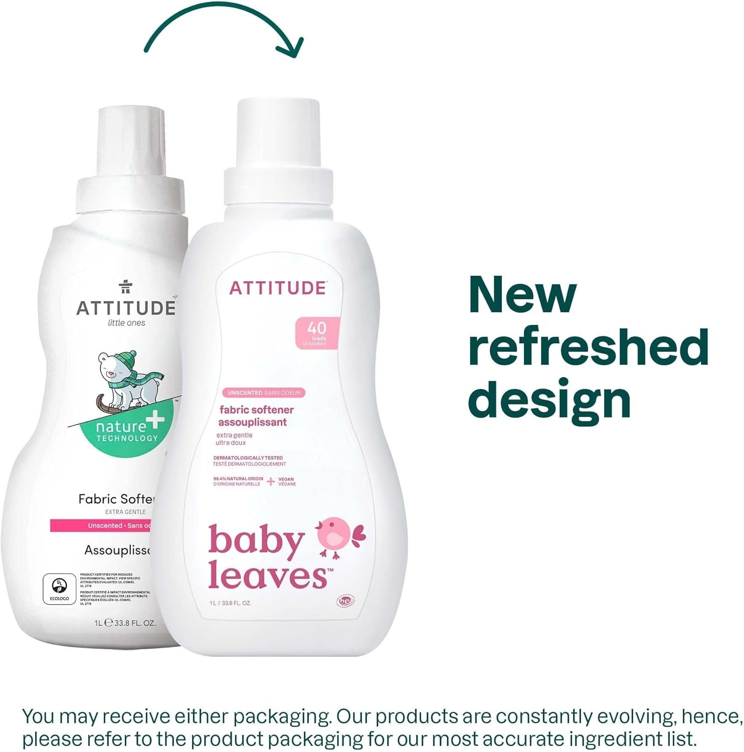 Baby Fabric Softener, Plant and Mineral-Based Ingredients, HE Compatible, an…