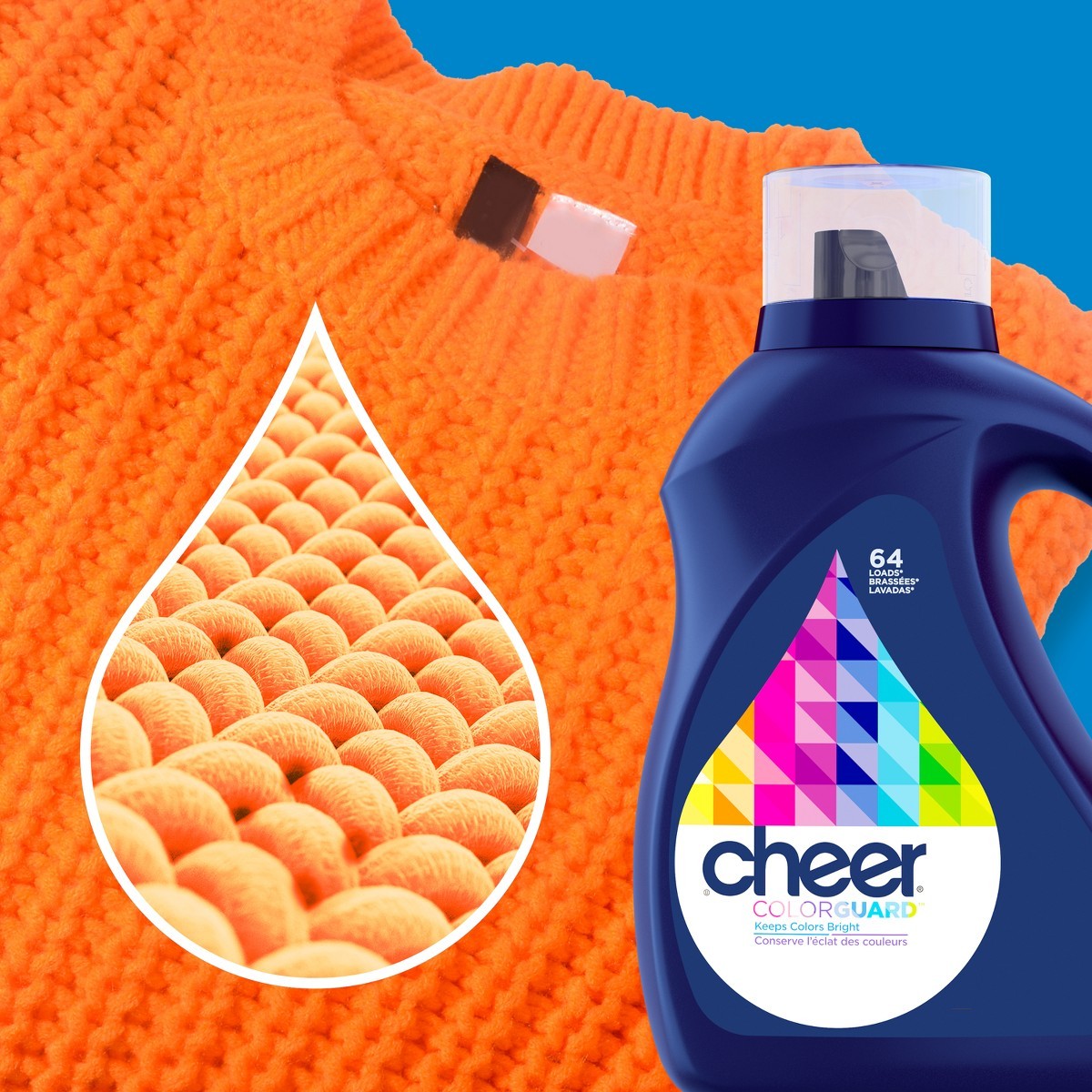 Cheer Original HE Liquid Laundry Detergent 107 Loads – 141 fl oz