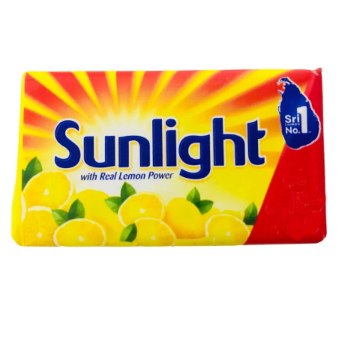 Sunlight Laundry Bar Real Lemon Detergent Clothes Washing Soap (Pack of 03)