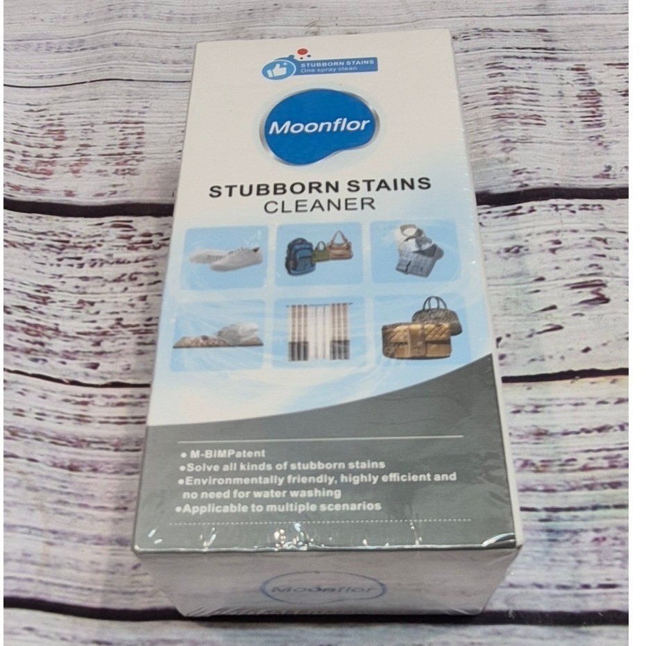 Moonflor Stubborn Stains Cleaner 150ml Waterless Spray for Shoes Fabric Carpet